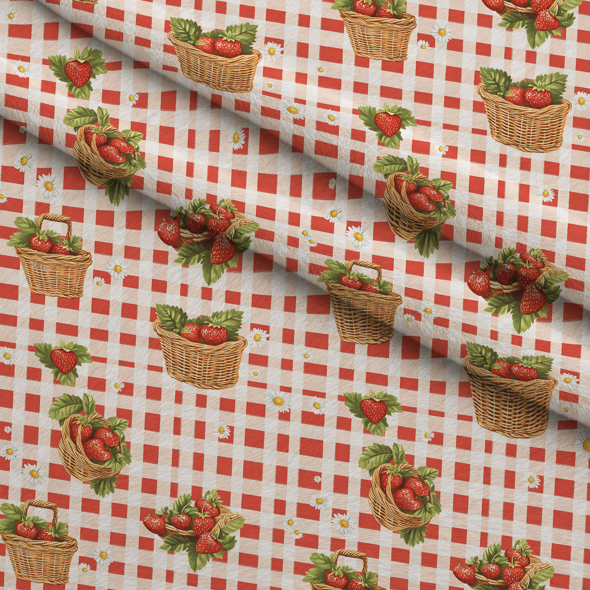 Berry Basket Charm Pattern 5 Minky Fabric