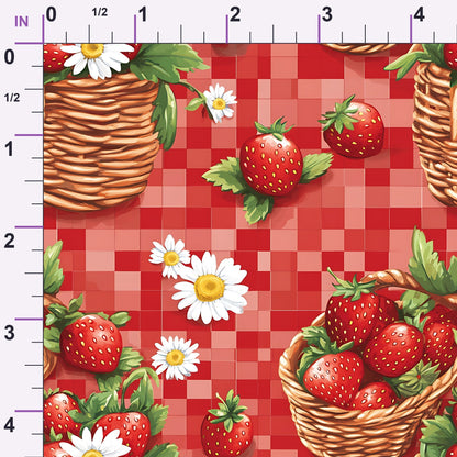 Berry Basket Charm Pattern 6 Minky Fabric