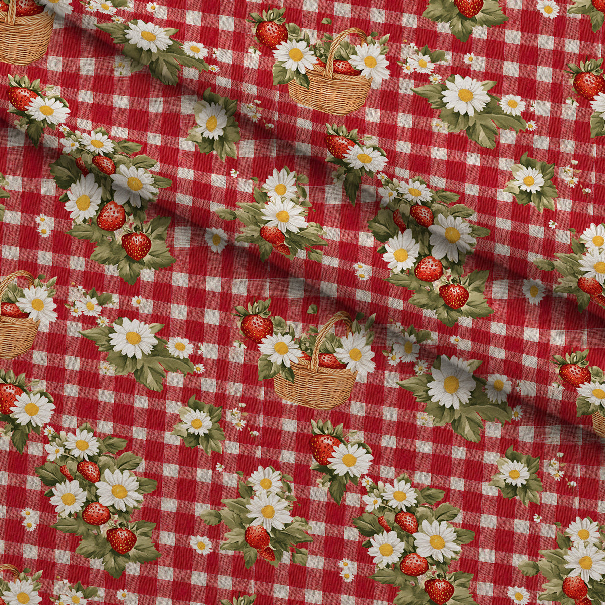 Berry Basket Charm Pattern 8 Minky Fabric