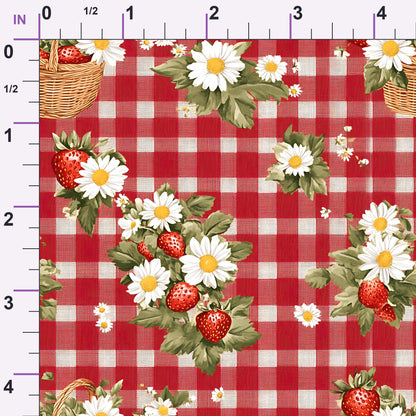 Berry Basket Charm Pattern 8 Minky Fabric