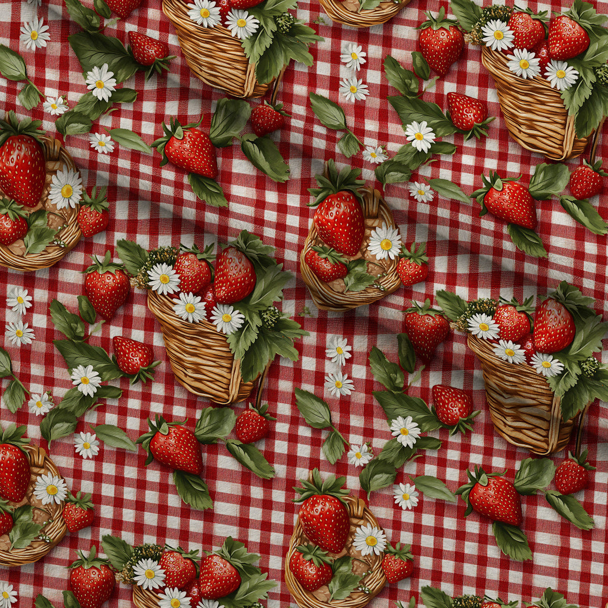 Berry Basket Charm Pattern 9 Minky Fabric