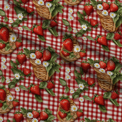 Berry Basket Charm Pattern 9 Minky Fabric
