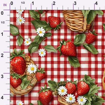 Berry Basket Charm Pattern 9 Minky Fabric
