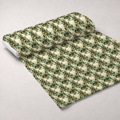Berry Boughs Pattern 10 Minky Fabric