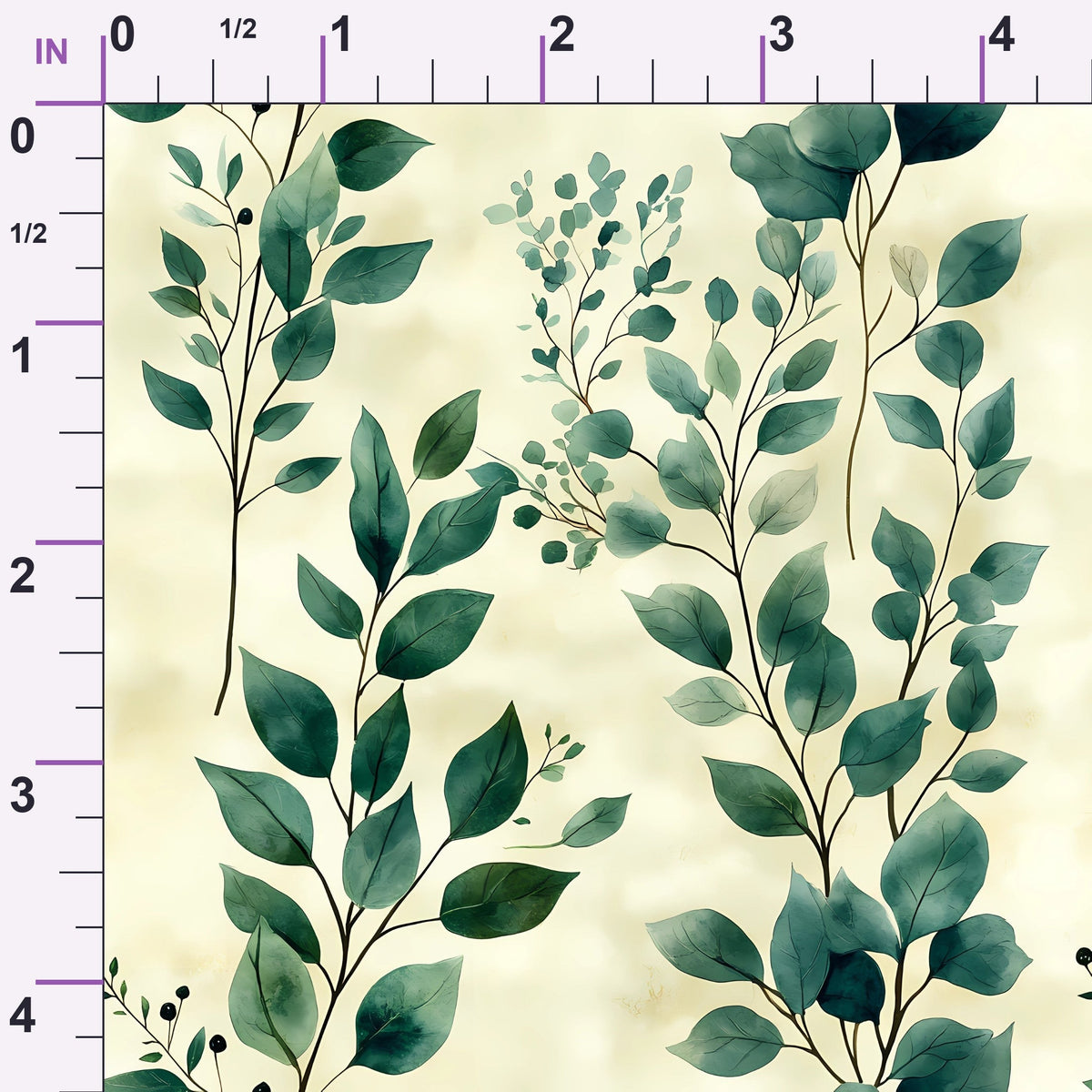Berry Boughs Pattern 11 Minky Fabric