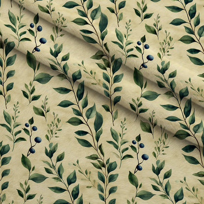Berry Boughs Pattern 12 Minky Fabric