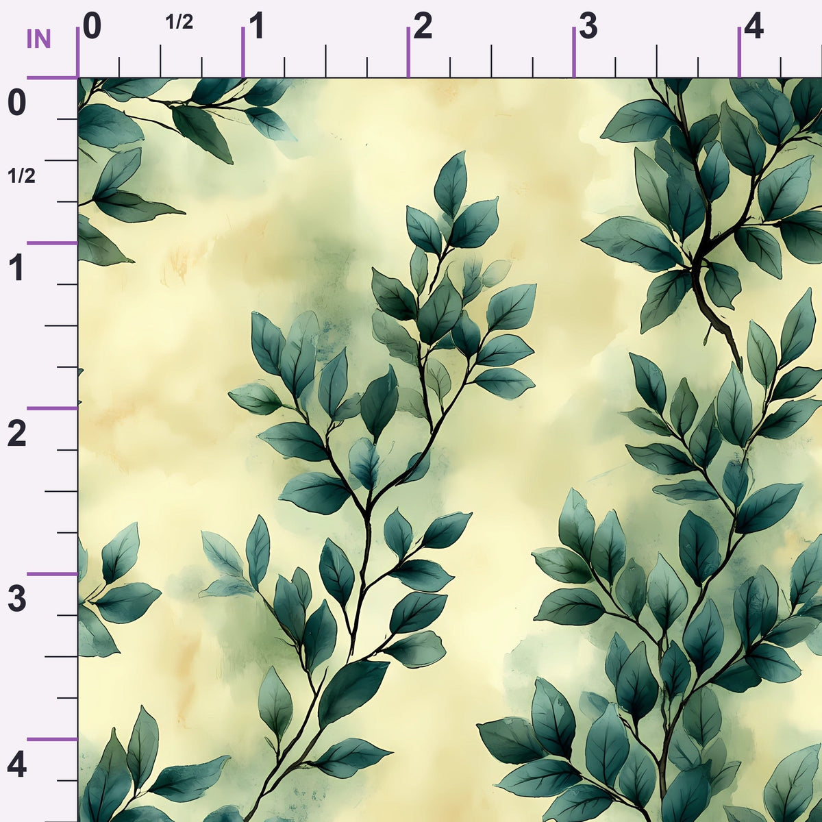Berry Boughs Pattern 3 Minky Fabric