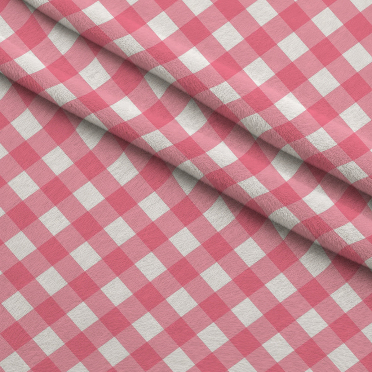 Berry Picnic Checks Pattern 10 Minky Fabric