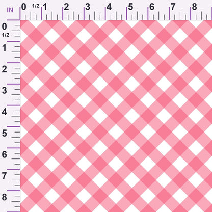 Berry Picnic Checks Pattern 10 Minky Fabric