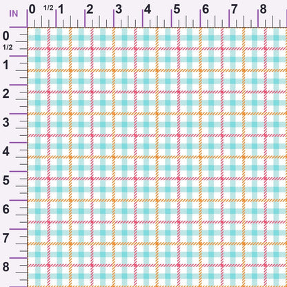 Berry Picnic Checks Pattern 12 Minky Fabric