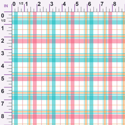 Berry Picnic Checks Pattern 14 Minky Fabric