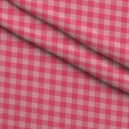Berry Picnic Checks Pattern 17 Minky Fabric