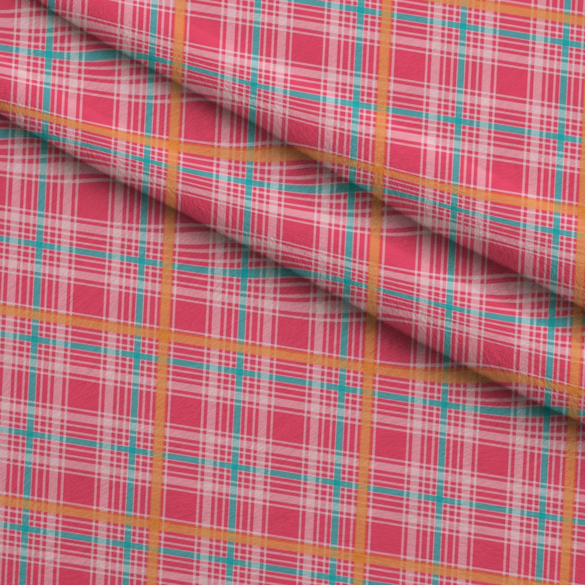 Berry Picnic Checks Pattern 20 Minky Fabric