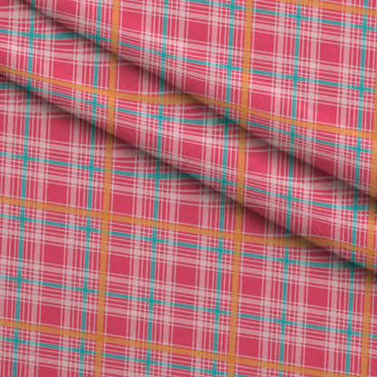 Berry Picnic Checks Pattern 20 Minky Fabric