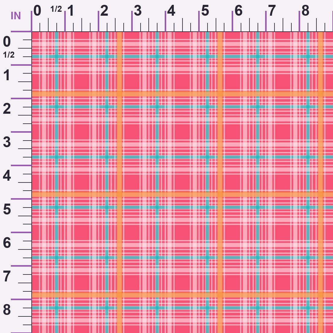 Berry Picnic Checks Pattern 20 Minky Fabric