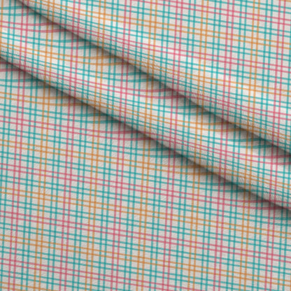 Berry Picnic Checks Pattern 3 Minky Fabric