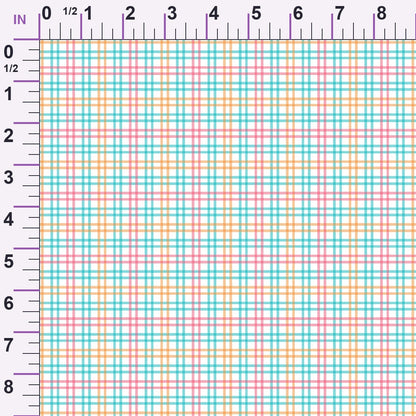 Berry Picnic Checks Pattern 3 Minky Fabric