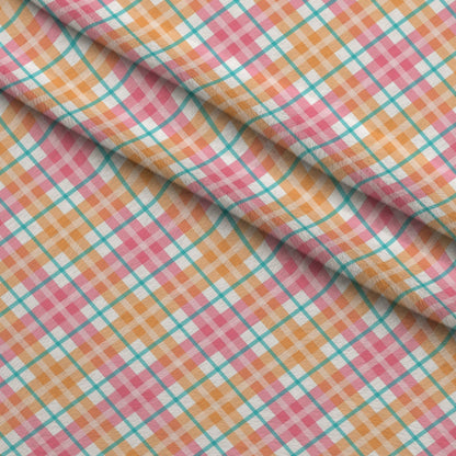 Berry Picnic Checks Pattern 4 Minky Fabric
