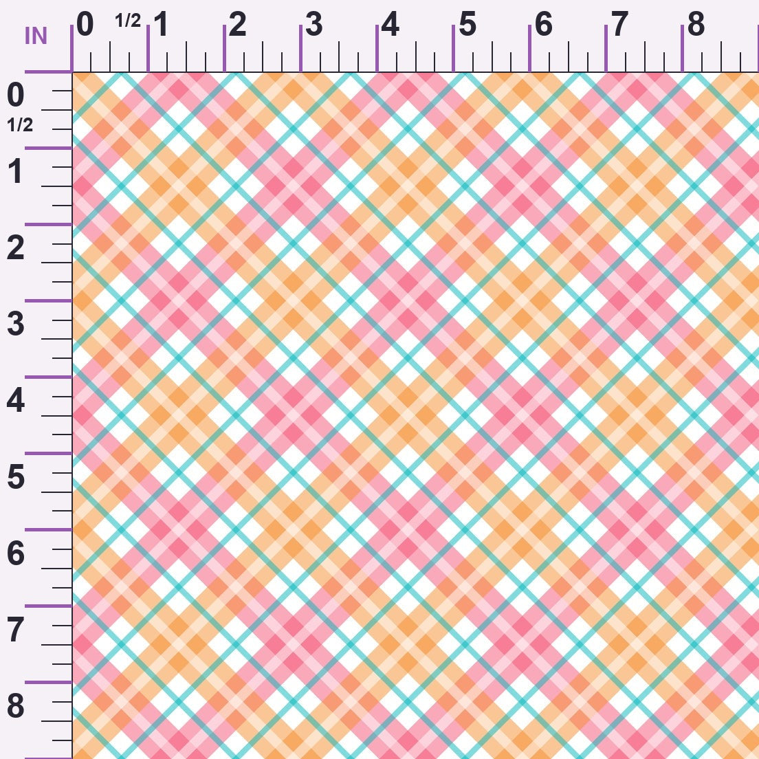 Berry Picnic Checks Pattern 4 Minky Fabric