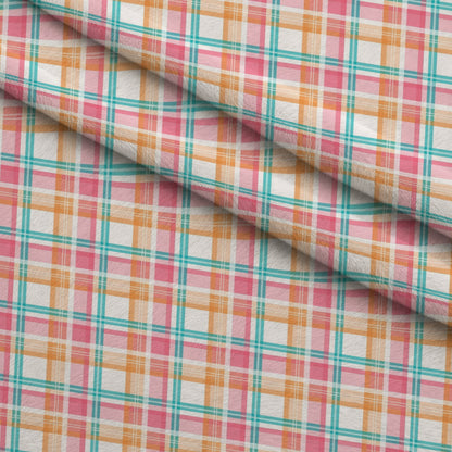 Berry Picnic Checks Pattern 5 Minky Fabric