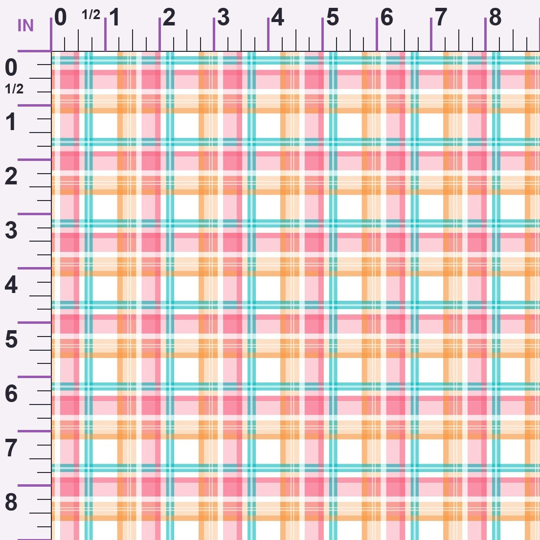 Berry Picnic Checks Pattern 5 Minky Fabric