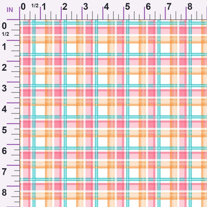 Berry Picnic Checks Pattern 5 Minky Fabric