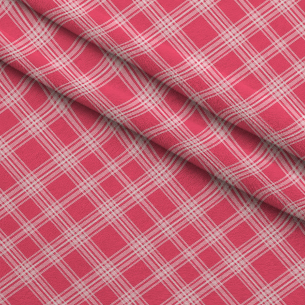 Berry Picnic Checks Pattern 7 Minky Fabric