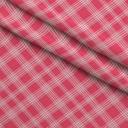 Berry Picnic Checks Pattern 7 Minky Fabric