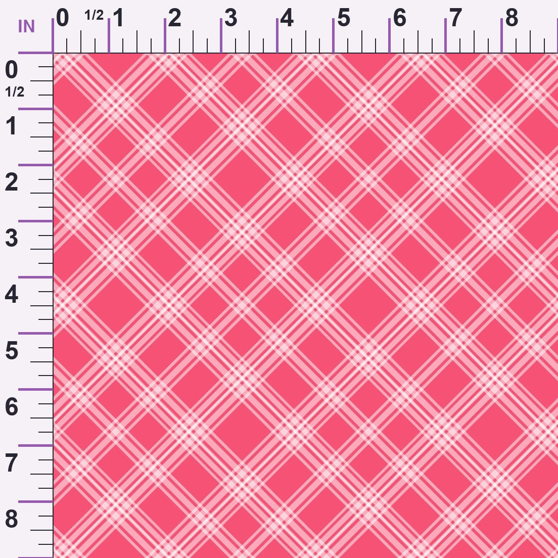 Berry Picnic Checks Pattern 7 Minky Fabric