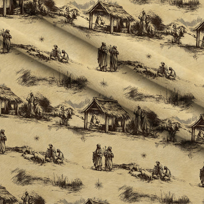 Bethlehem Toile Pattern 2 Minky Fabric