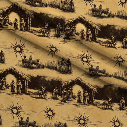 Bethlehem Toile Pattern 20 Minky Fabric