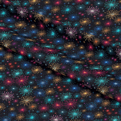 Firework Garden Pattern 20 Quilting Cotton Fabric