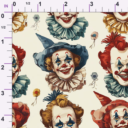 Big Top Jesters Pattern 1 Minky Fabric