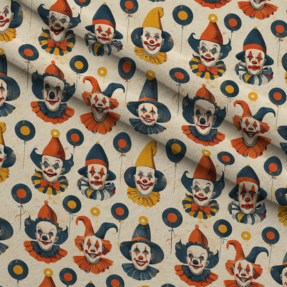 Big Top Jesters Pattern 10 Minky Fabric