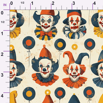 Big Top Jesters Pattern 10 Minky Fabric