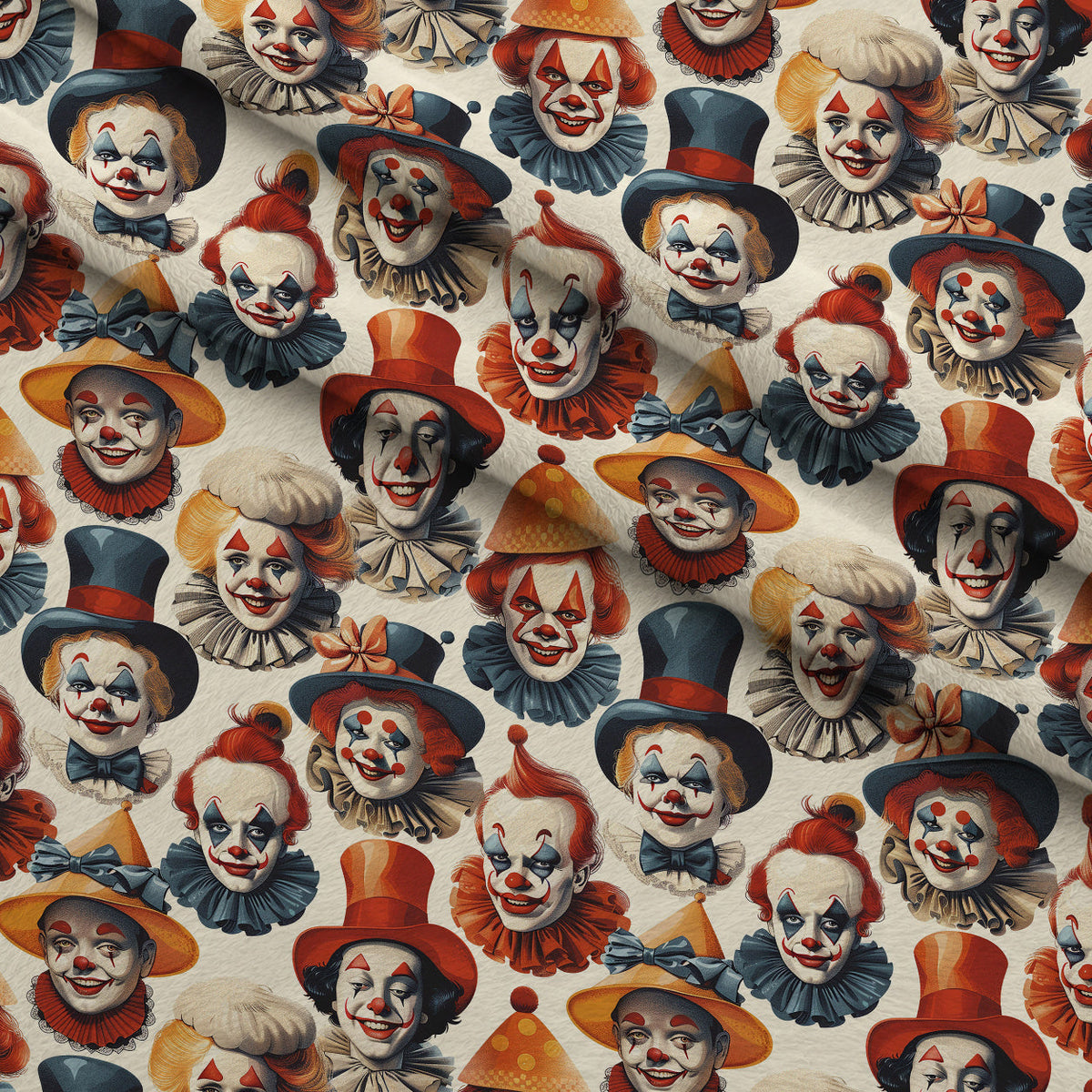 Big Top Jesters Pattern 12 Minky Fabric