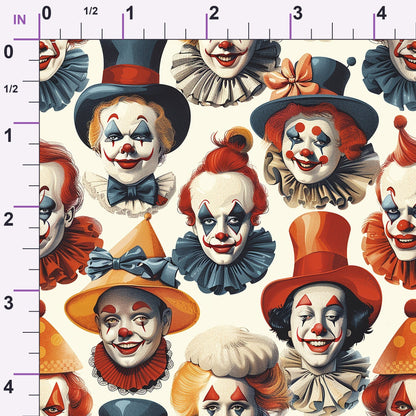 Big Top Jesters Pattern 12 Minky Fabric