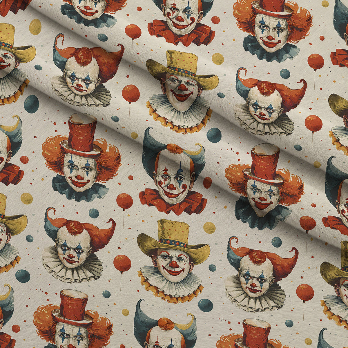 Big Top Jesters Pattern 6 Minky Fabric