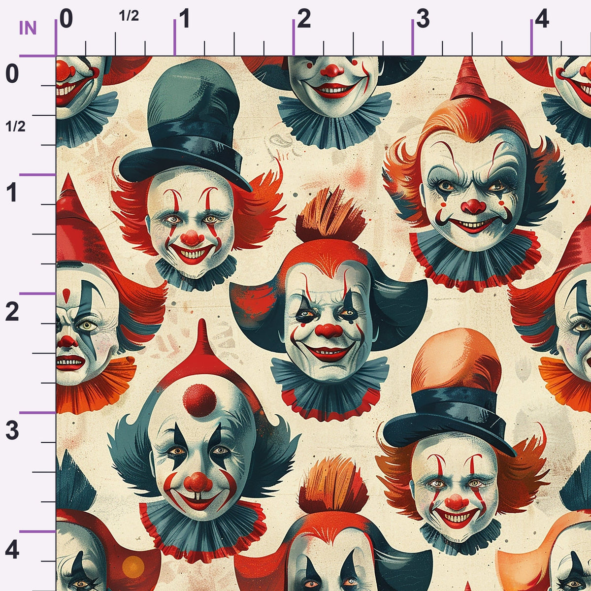 Big Top Jesters Pattern 8 Minky Fabric