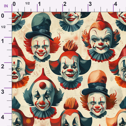 Big Top Jesters Pattern 8 Minky Fabric
