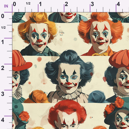 Big Top Jesters Pattern 9 Minky Fabric