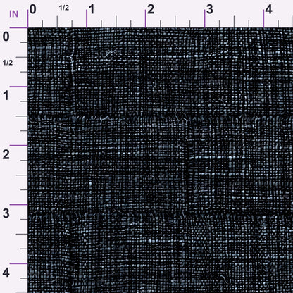 Black Denim Pattern 12 Minky Fabric