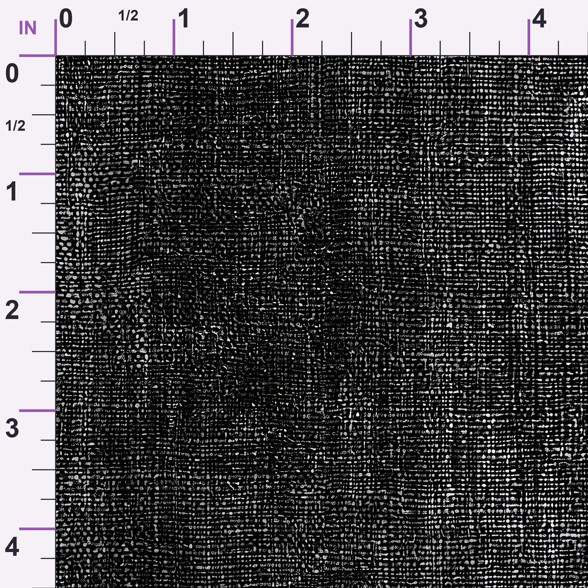 Black Denim Pattern 9 Minky Fabric