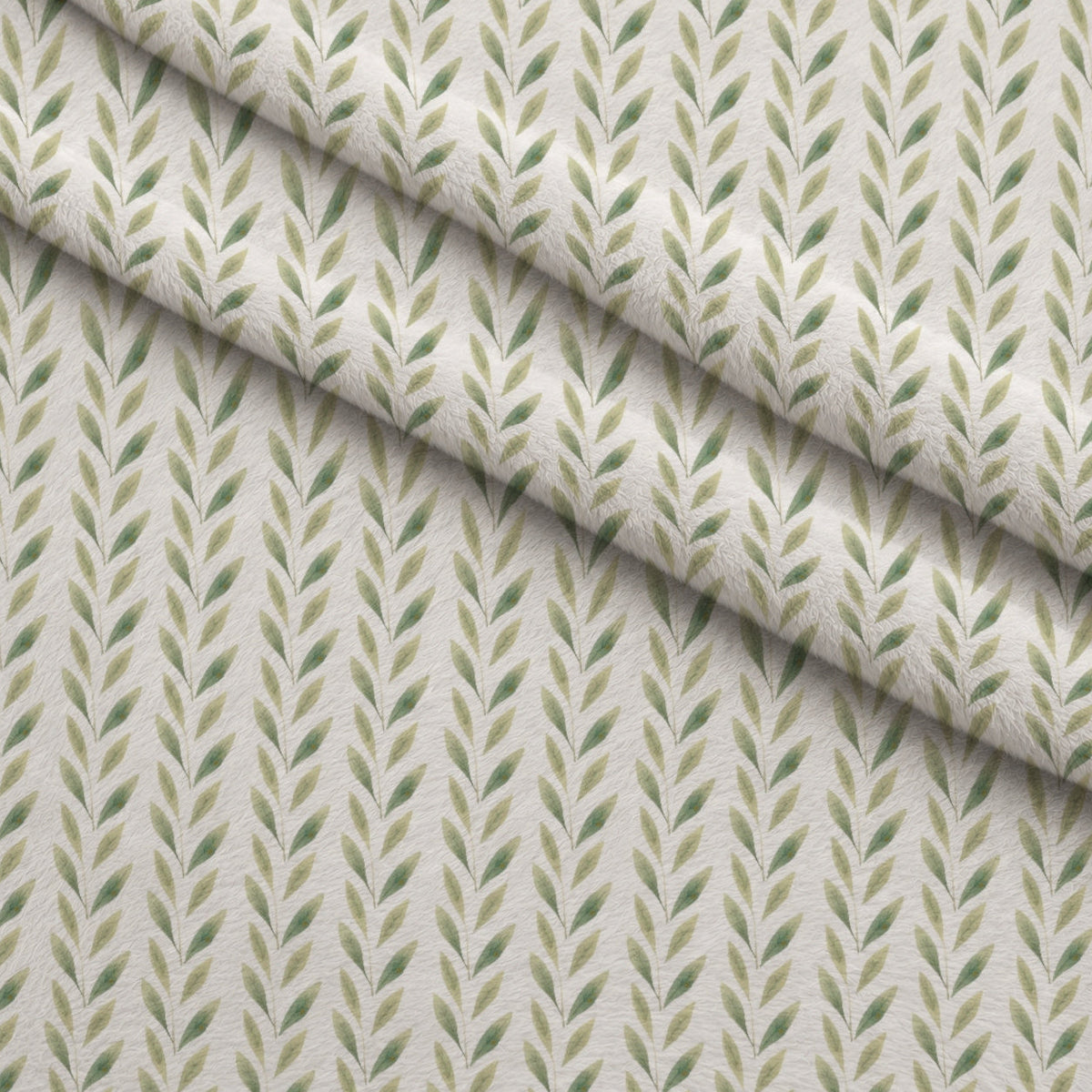 Bloom Time Leaves Pattern 1 Minky Fabric