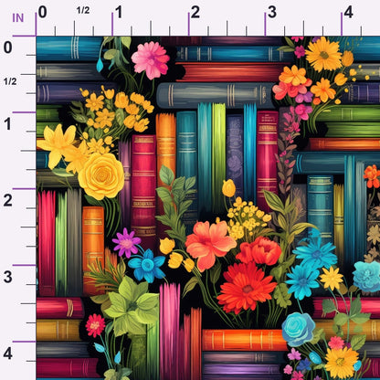 Blooming Library Pattern 12 Minky Fabric
