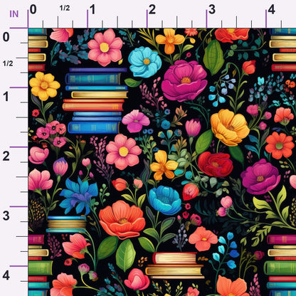 Blooming Library Pattern 7 Minky Fabric