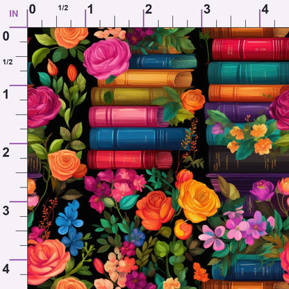 Blooming Library Pattern 8 Minky Fabric