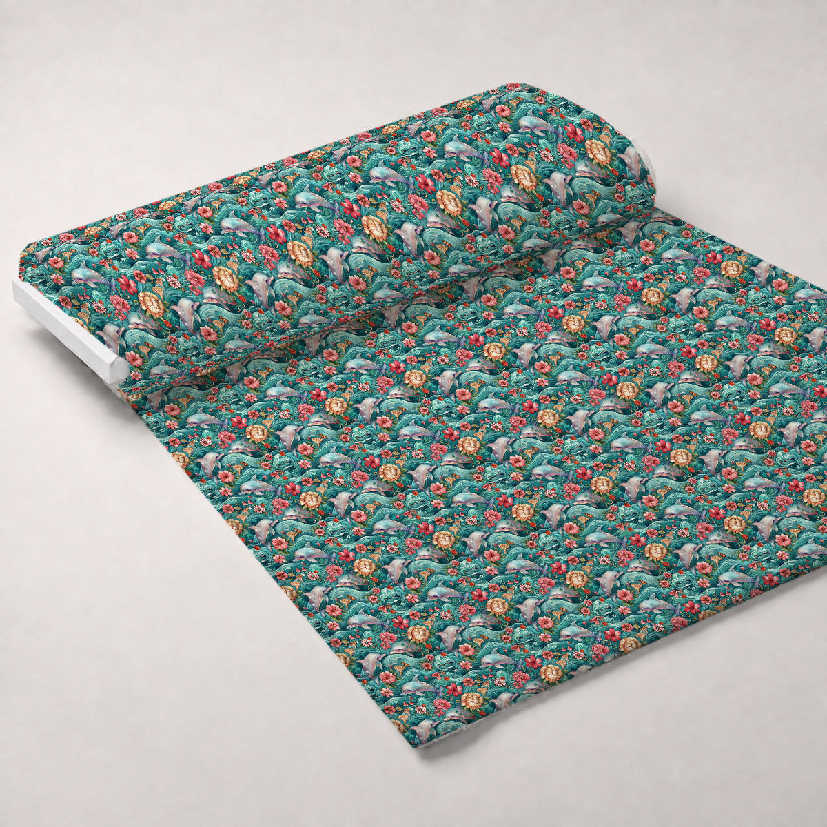 Blooming Tides Pattern 1 Minky Fabric