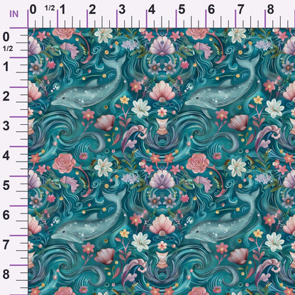 Blooming Tides Pattern 11 Minky Fabric