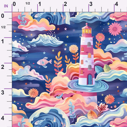 Blossom Beacon Isles Pattern 1 Minky Fabric